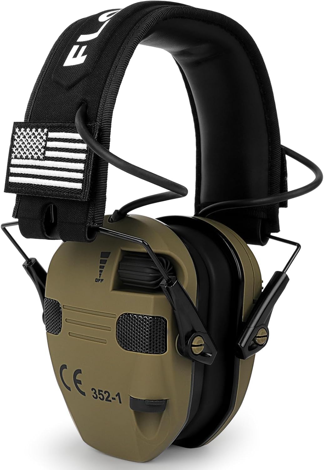 Detalle de Floriogra Electronic Ear Protection for Shooting (NRR 23dB, 5X Sound Amplification)