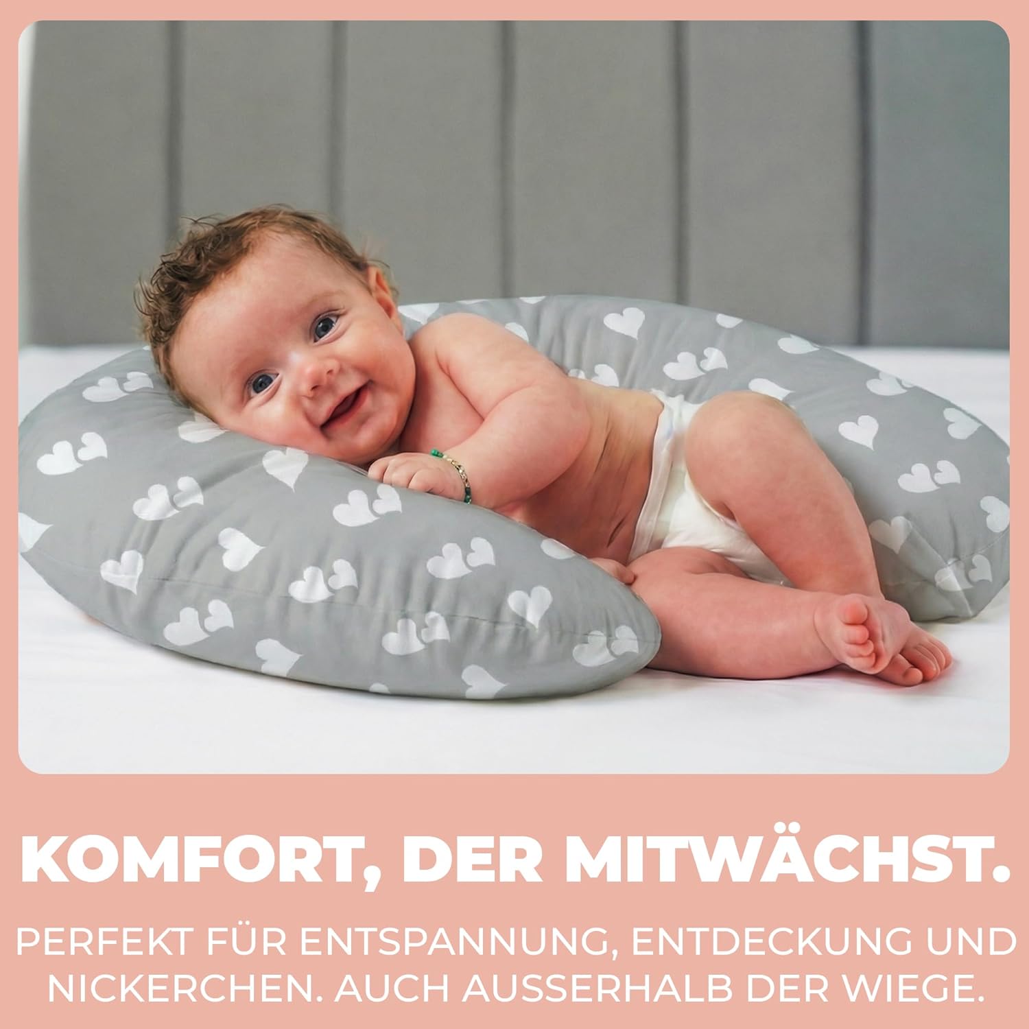 Thumbnail 3 de Flowen Stillkissen Klein für Neugeborene – vielseitiges Still- und Komfortkissen