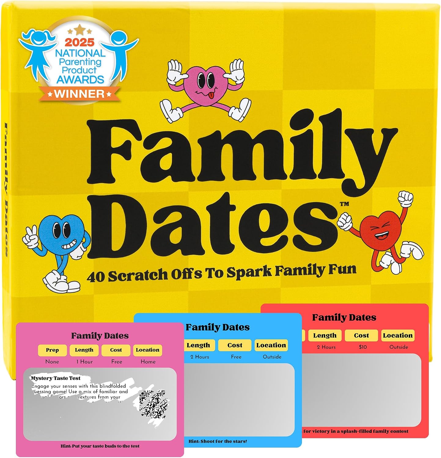Detalle de Happy Duo Family Dates 40 Scratch Cards 🎲