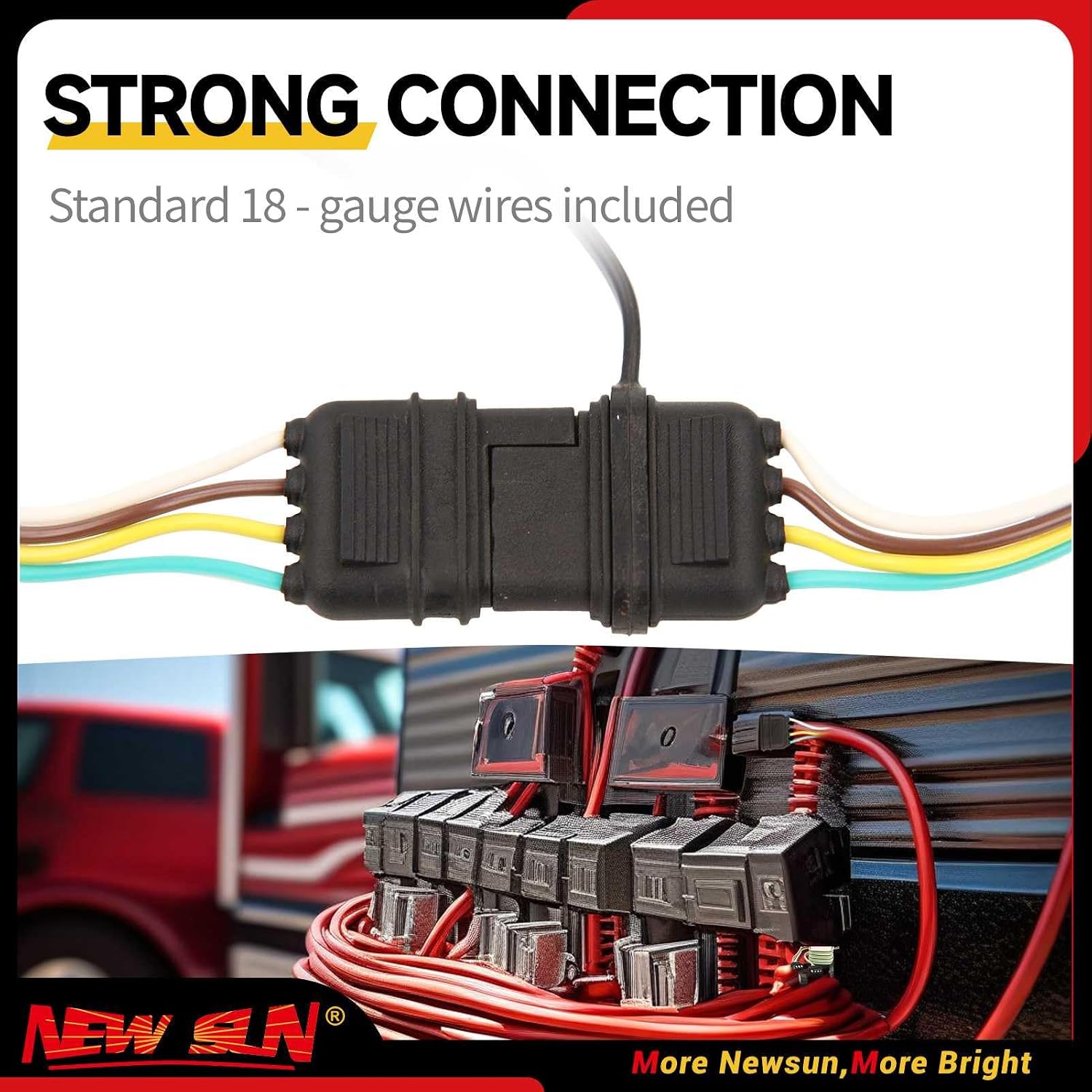 Detalle de NEW SUN Trailer Wiring Harness 29FT
