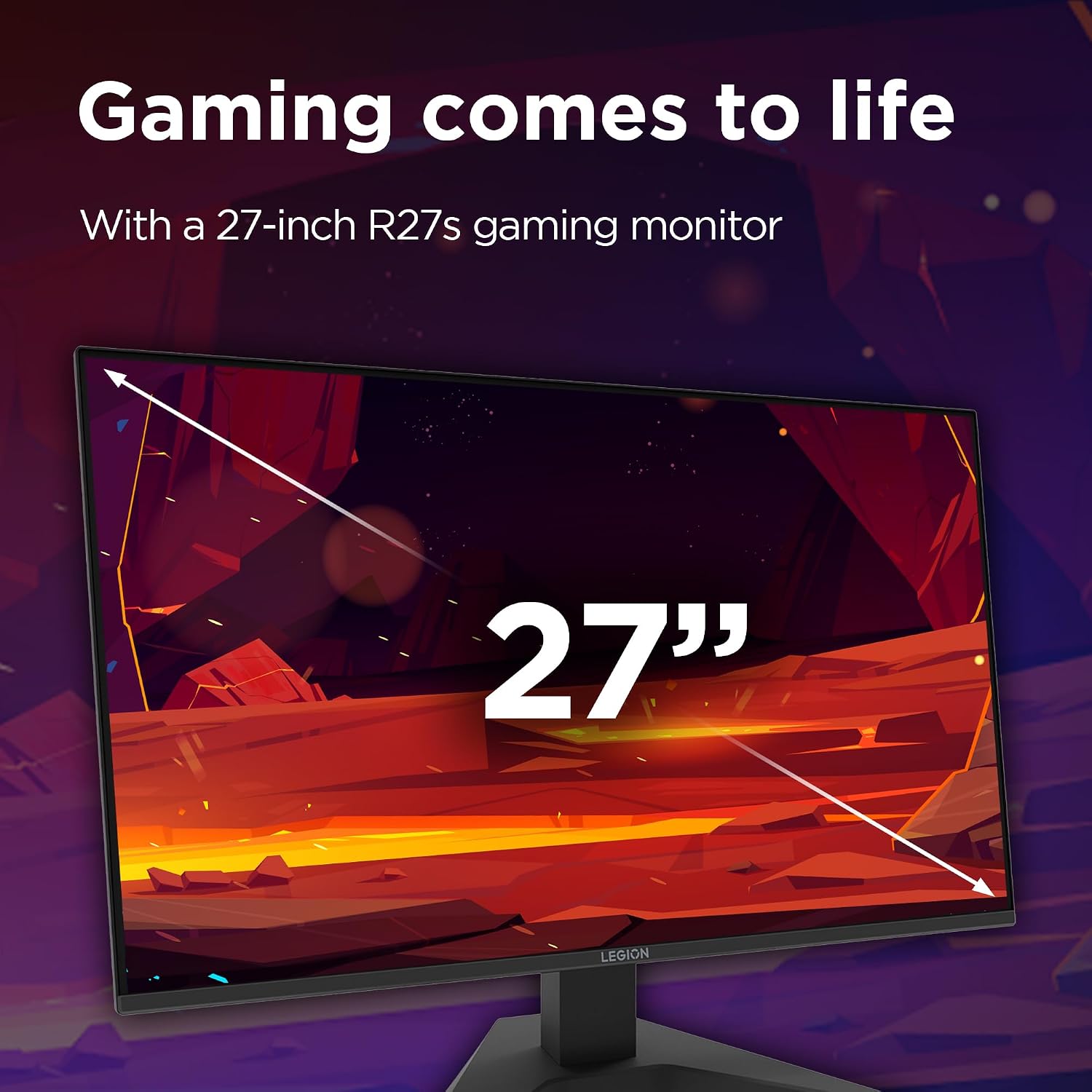 Thumbnail 1 de Lenovo Legion R27s 27" 144Hz gaming monitor