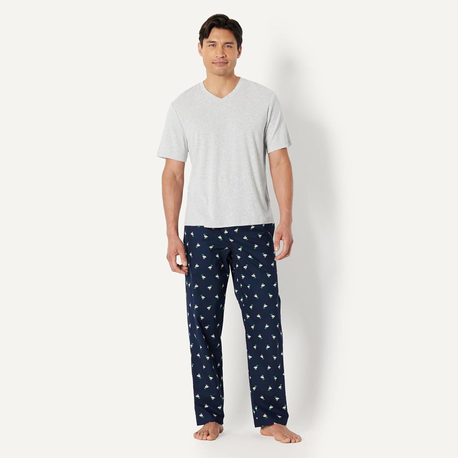 Thumbnail 4 de Amazon Essentials Men's Cotton Stretch Poplin Pajama Pant
