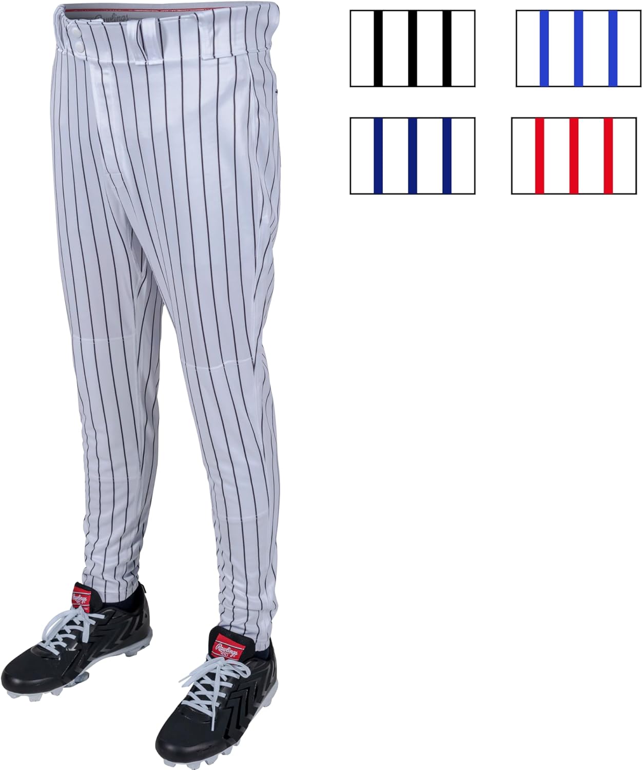 Detalle de Rawlings Men's Pro 150 Series Baseball Pants — Jogger Fit