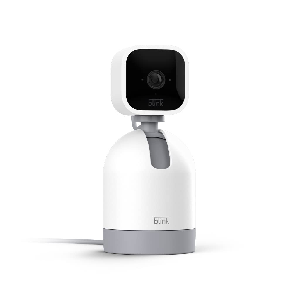 Detalle 2 de Blink Mini Pan-Tilt Indoor Security Camera, HD Video, Two-Way Audio, White