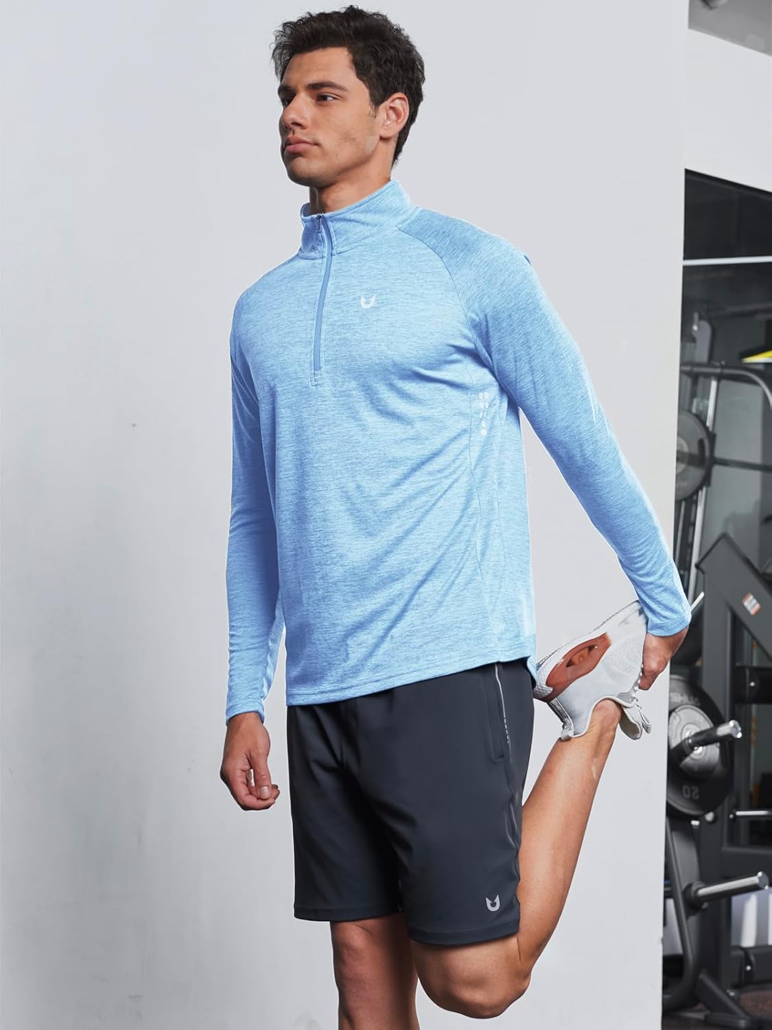 Thumbnail 5 de NORTHYARD Quarter Zip Pullover: Men’s Running Shirt with Moisture-Wicking Comfort