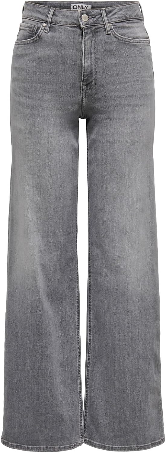 Detalle 2 de ONLY Onlmadison Blush HW Wide DNM Cro Noos Donna – Jeans wide-fit resistenti e versatili