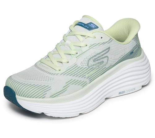 Detalle de Skechers Donna Max Cushioning Endeavour Slip-in ALLENATRICE – Green, 37 EU
