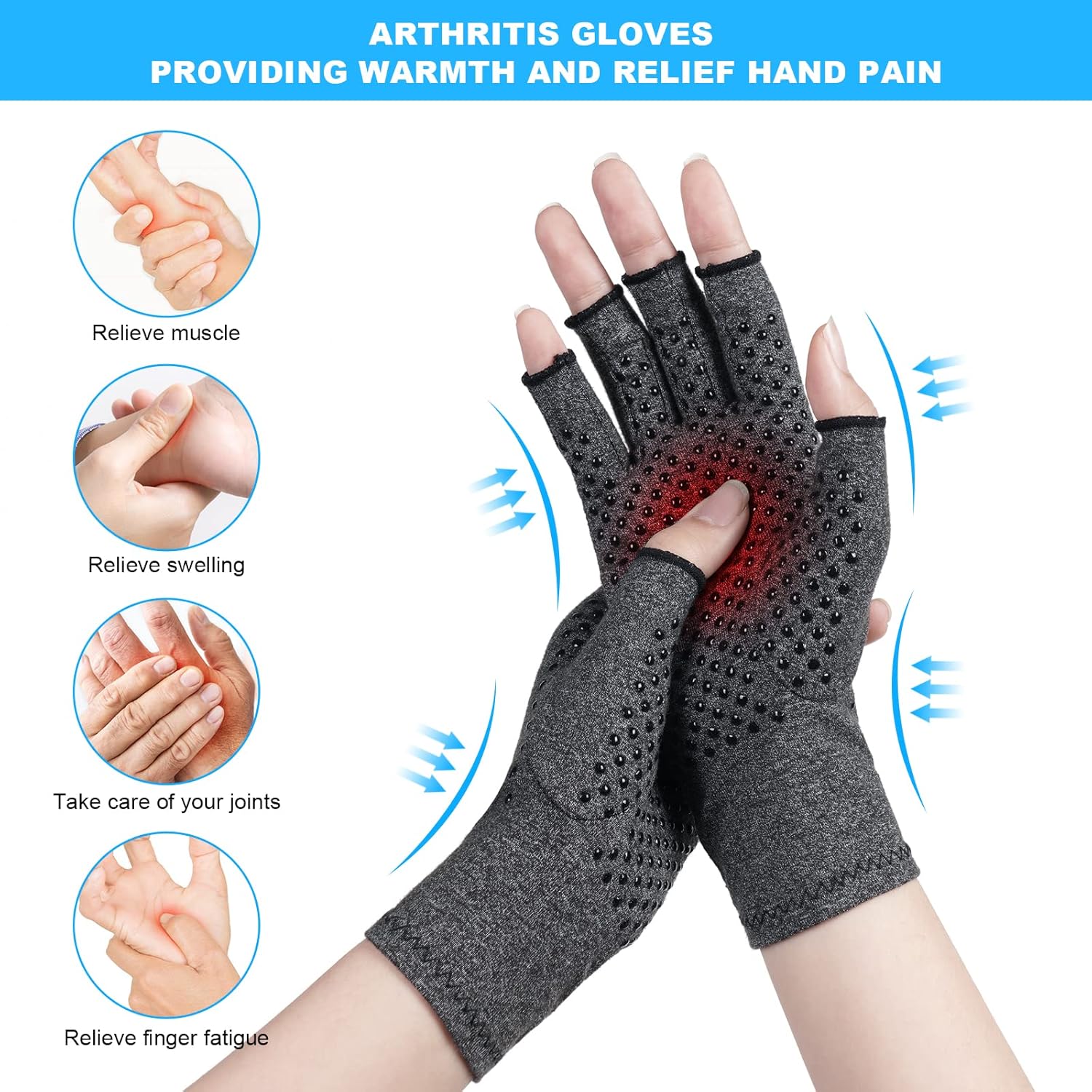 Detalle 2 de ACWOO Gants de compression M