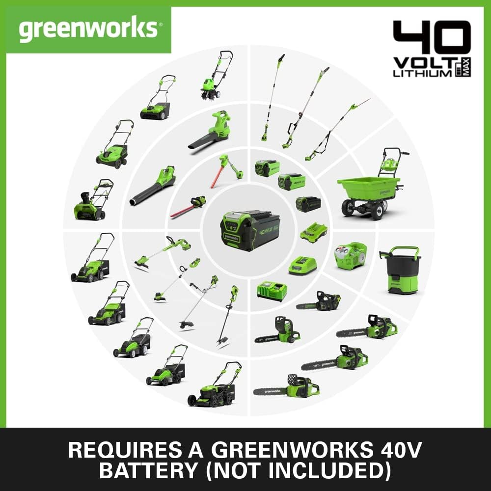 Thumbnail 4 de Greenworks GD40CS15 cordless chainsaw 35cm