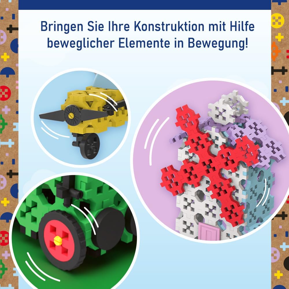 Thumbnail 4 de Connect Trefl Bausteine 2in1 Set Baumhaus/Windmühle – 255 Elemente mit Figur „Ava“