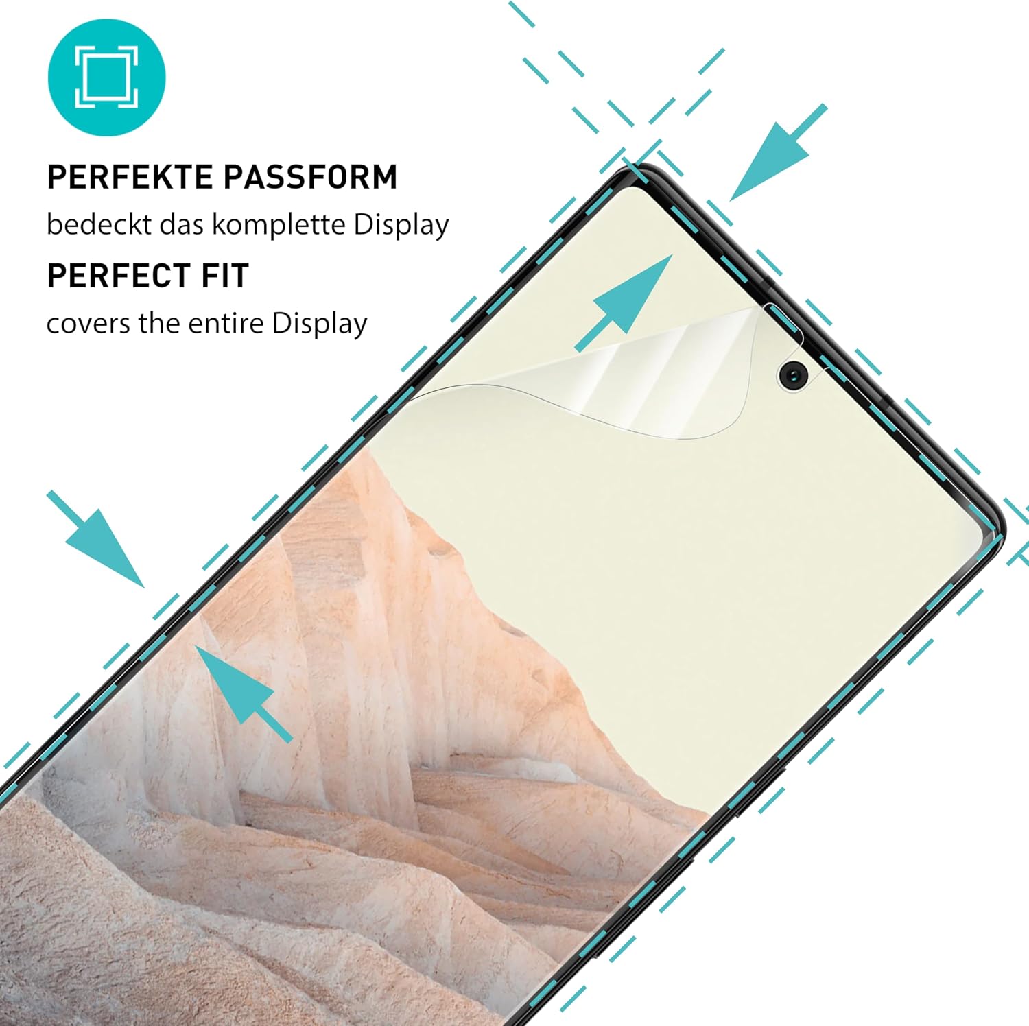 Thumbnail 1 de SmarTect TPU Screen Protector for Google Pixel 7 Pro, 2 Films + 2 Camera Covers