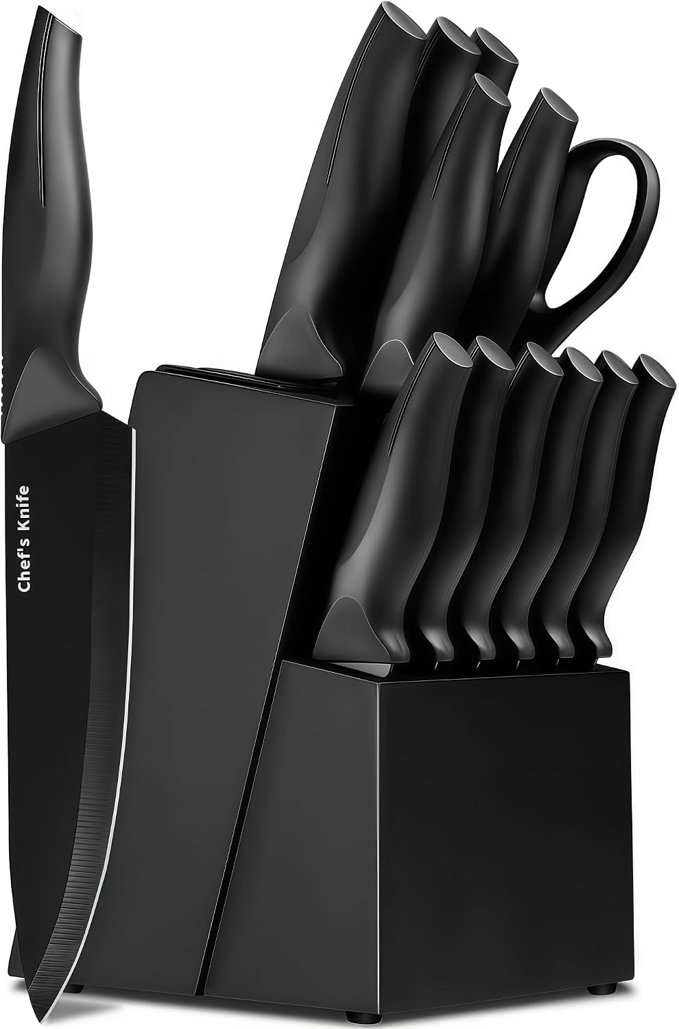 Detalle de LINHAO Kitchen Knife Set, 14-Piece