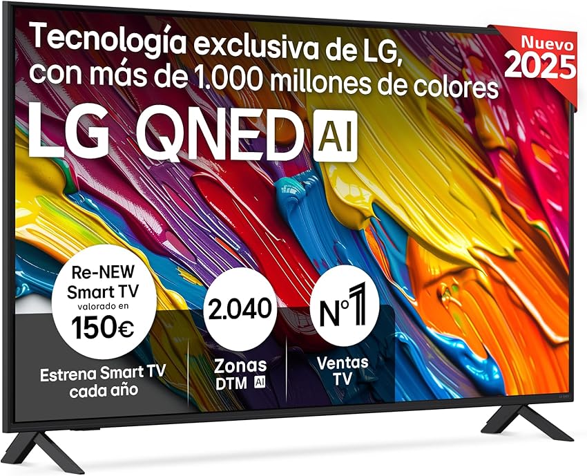 Detalle de LG 55QNED84A6C TV 4K QNED EVO 55"