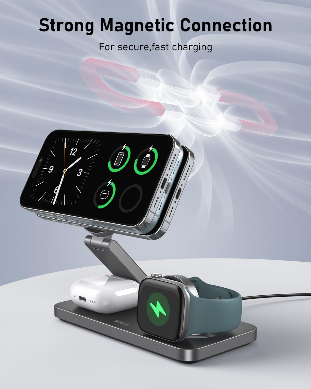 Thumbnail 5 de VBA 3-in-1 Wireless Charging Station 📱