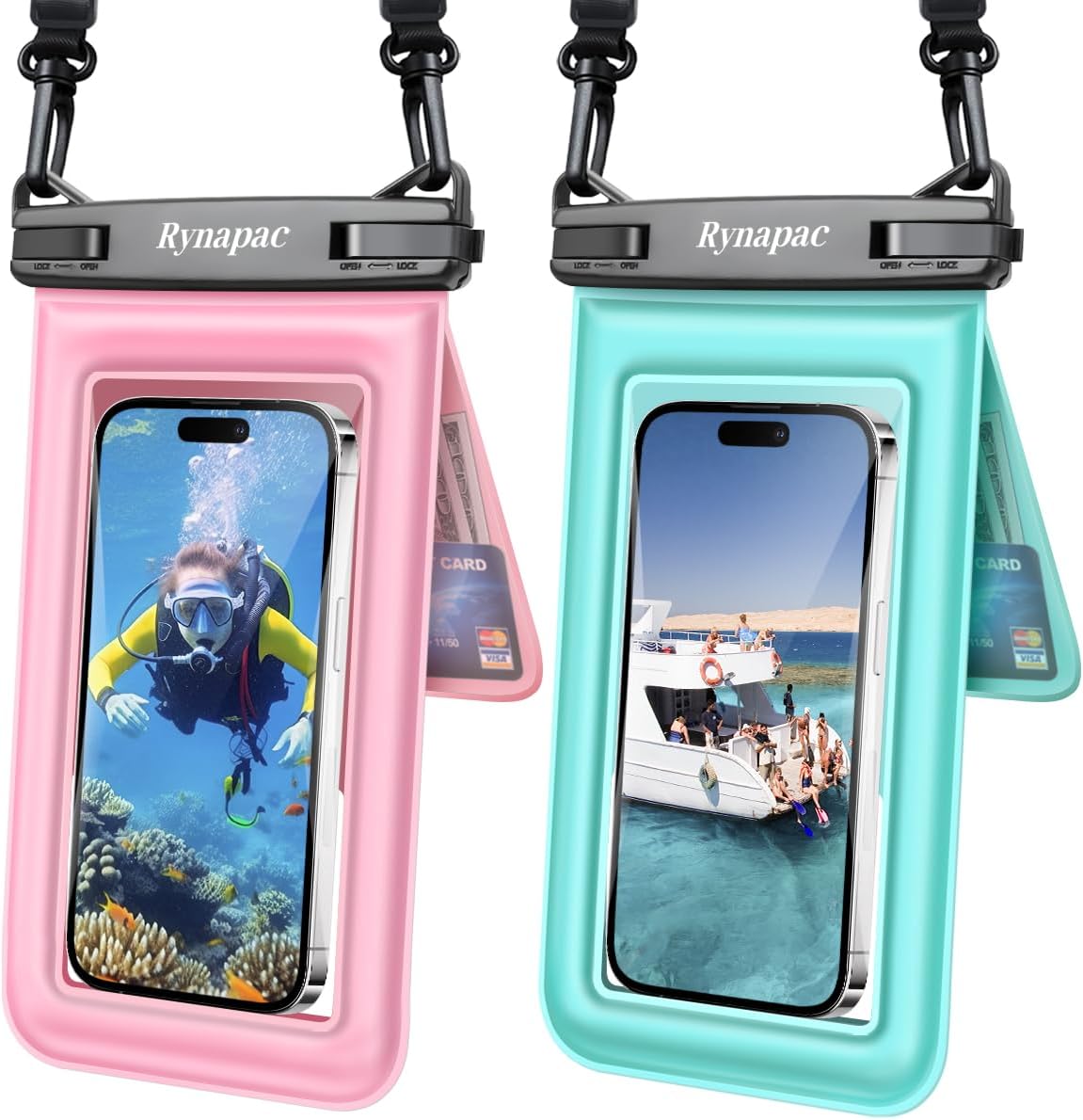 Detalle de Rynapac Waterproof Phone Pouch, 8.5-Inch