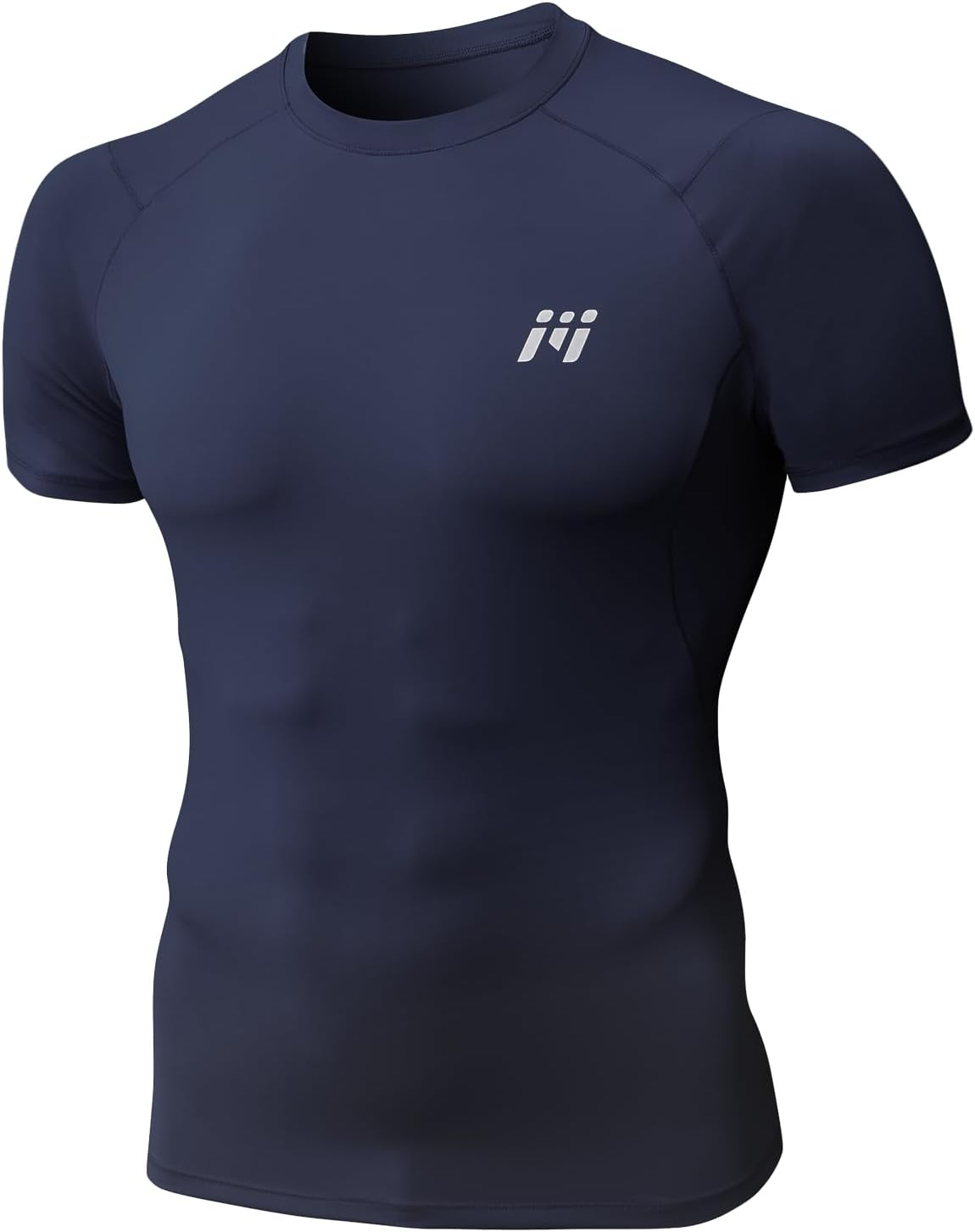 Detalle de MEETYOO Men's Compression Shirt, Polyester-Spandex