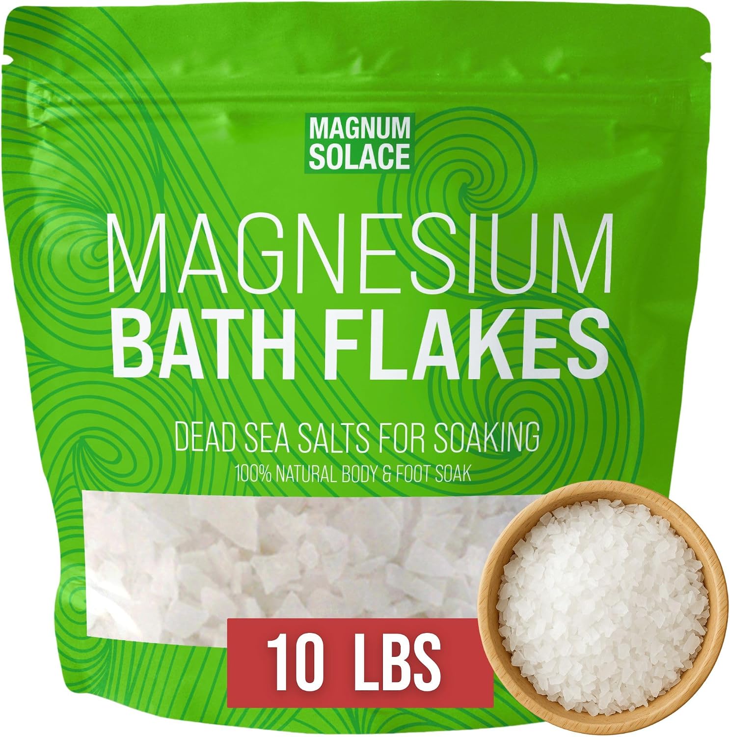 Detalle de Magnesium bath flakes, 10 lb