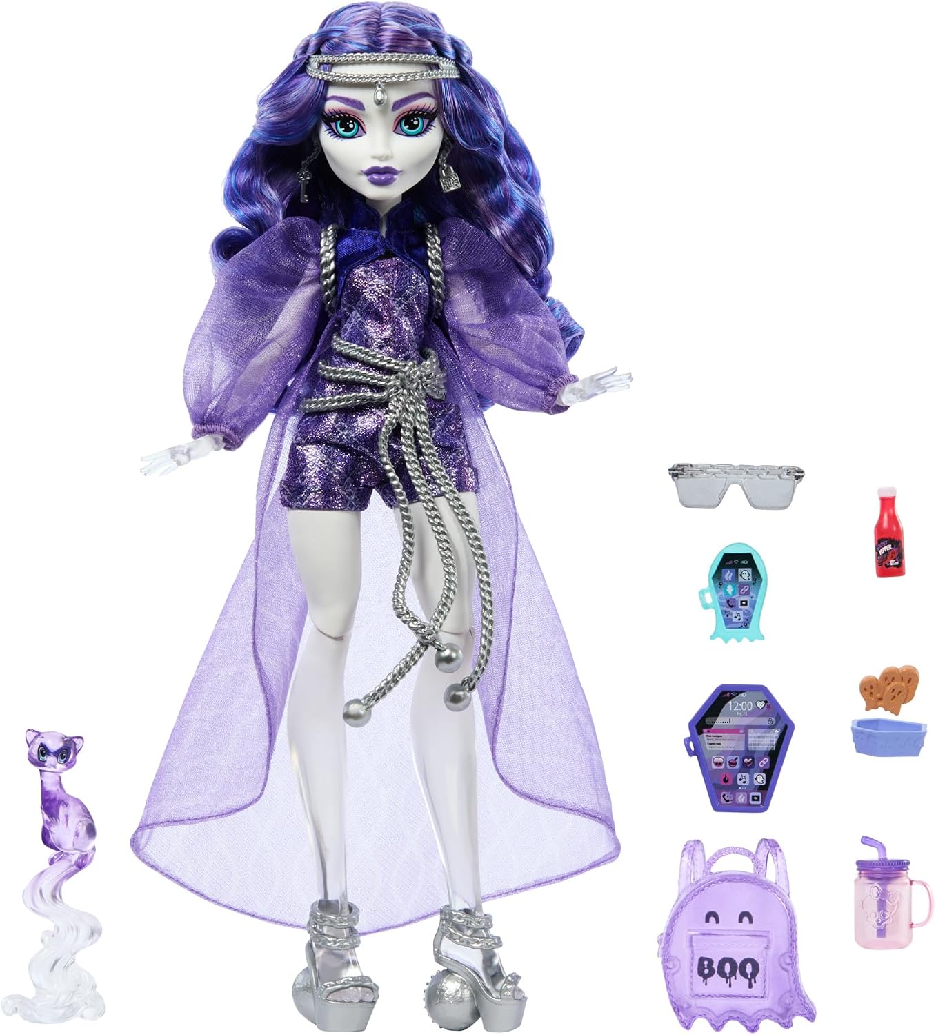 Detalle de Monster High Spectra Vondergeist bambola 4+