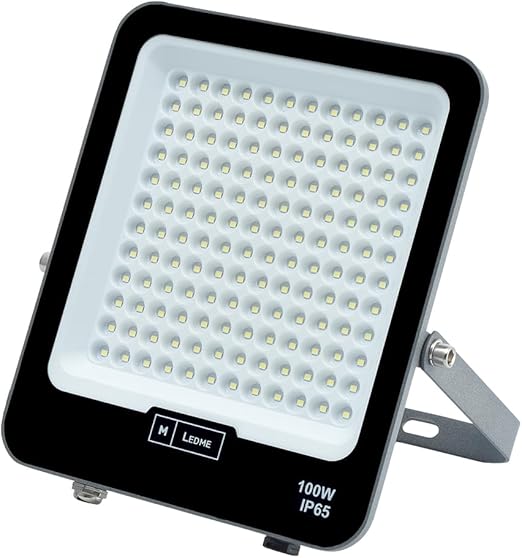 Detalle de M Ledme - Foco Proyector Napoli Plus 100W 🌟 Iluminación Exterior