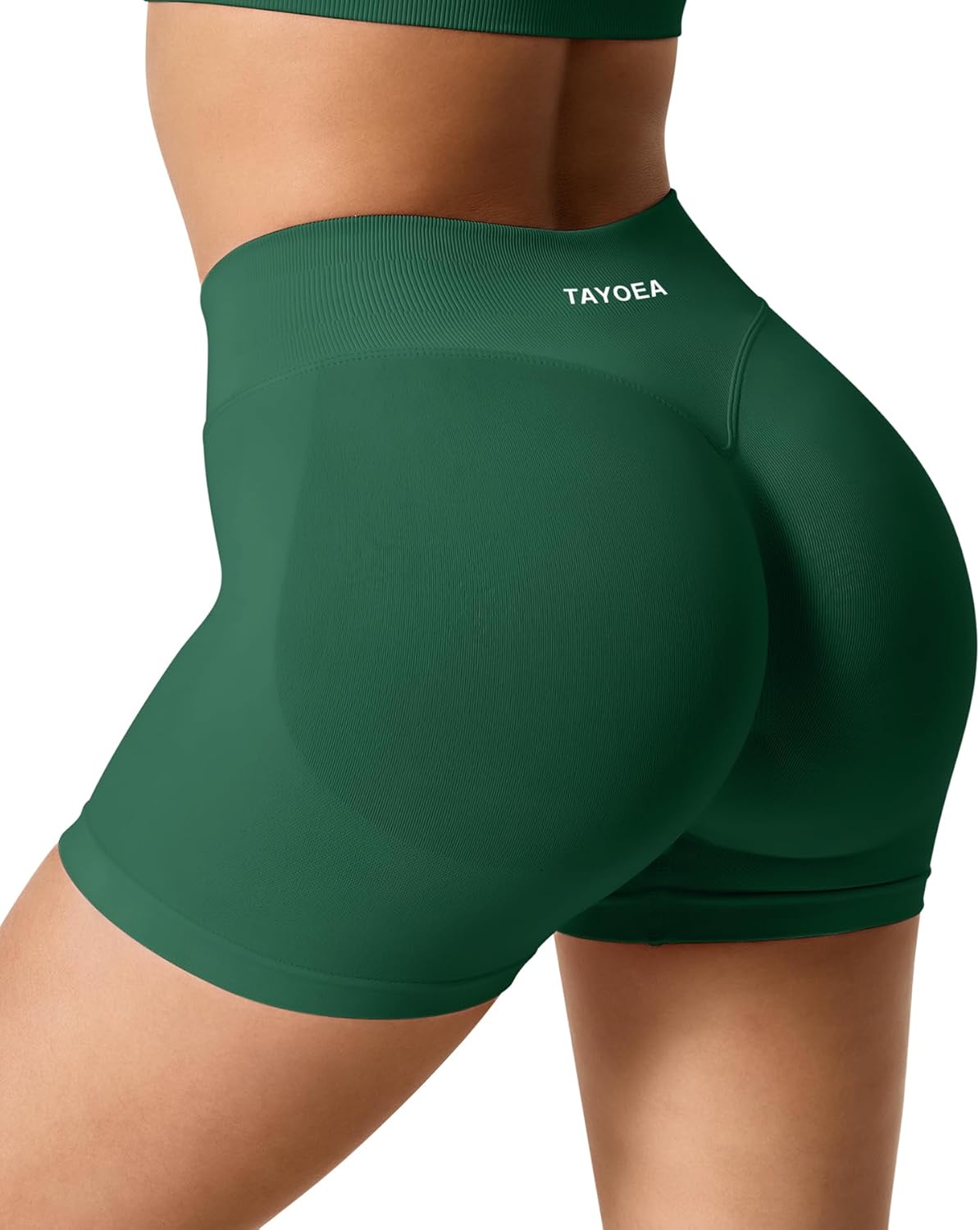 Thumbnail 4 de TAYOEA Damen Sportshorts Scrunch Push Up Nahtlos – Kurze Leggings, Po-Lifting und Yogahosen