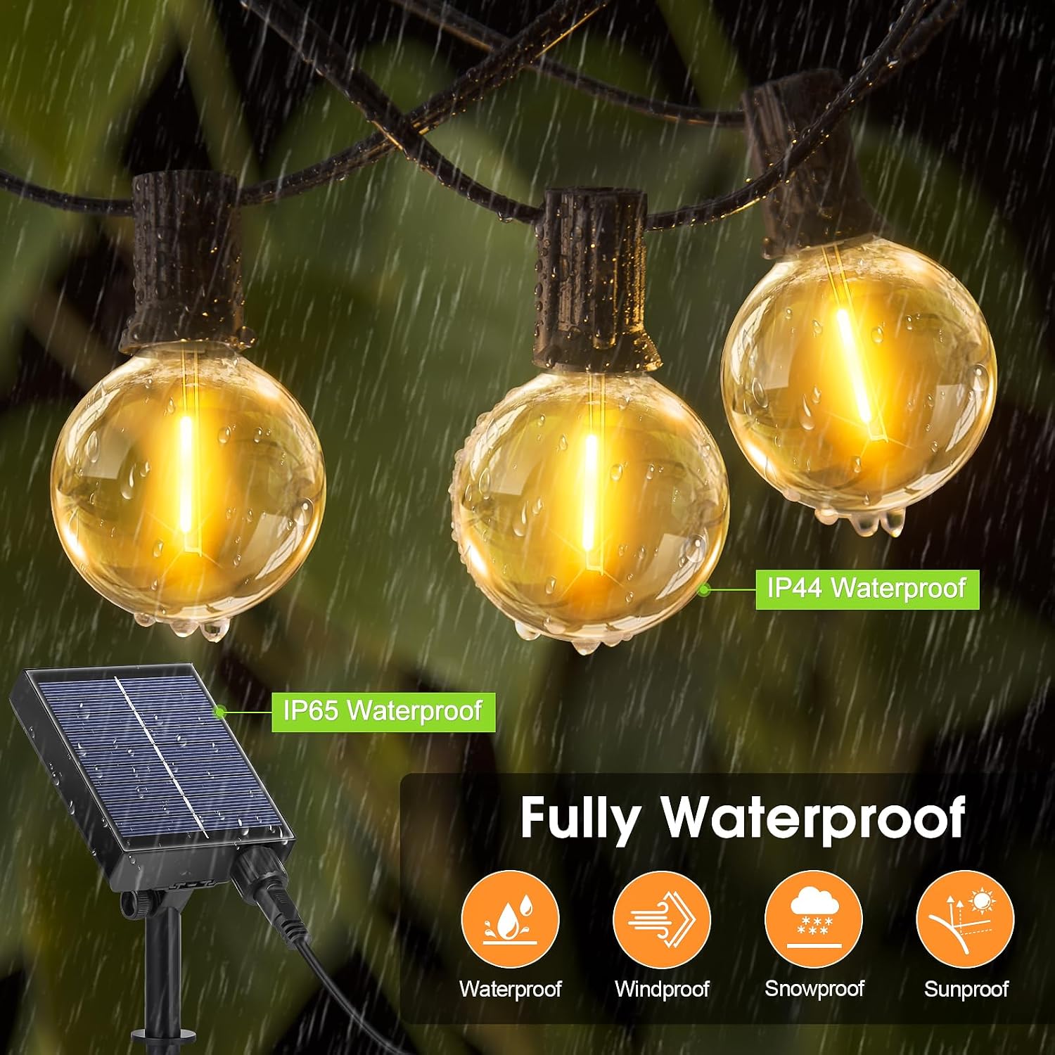 Thumbnail 3 de Solar String Festoon Lights 15M