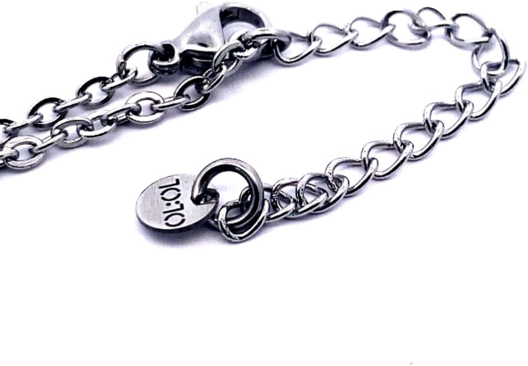 Detalle de 10:10 Collana Donna Nome Personalizzato in Acciaio Inox Anallergico – Lunghezza Regolabile 40 cm + 5 cm