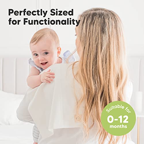 Detalle 2 de Organic Burp Cloths 6-Pack Large Cotton Baby Cloths