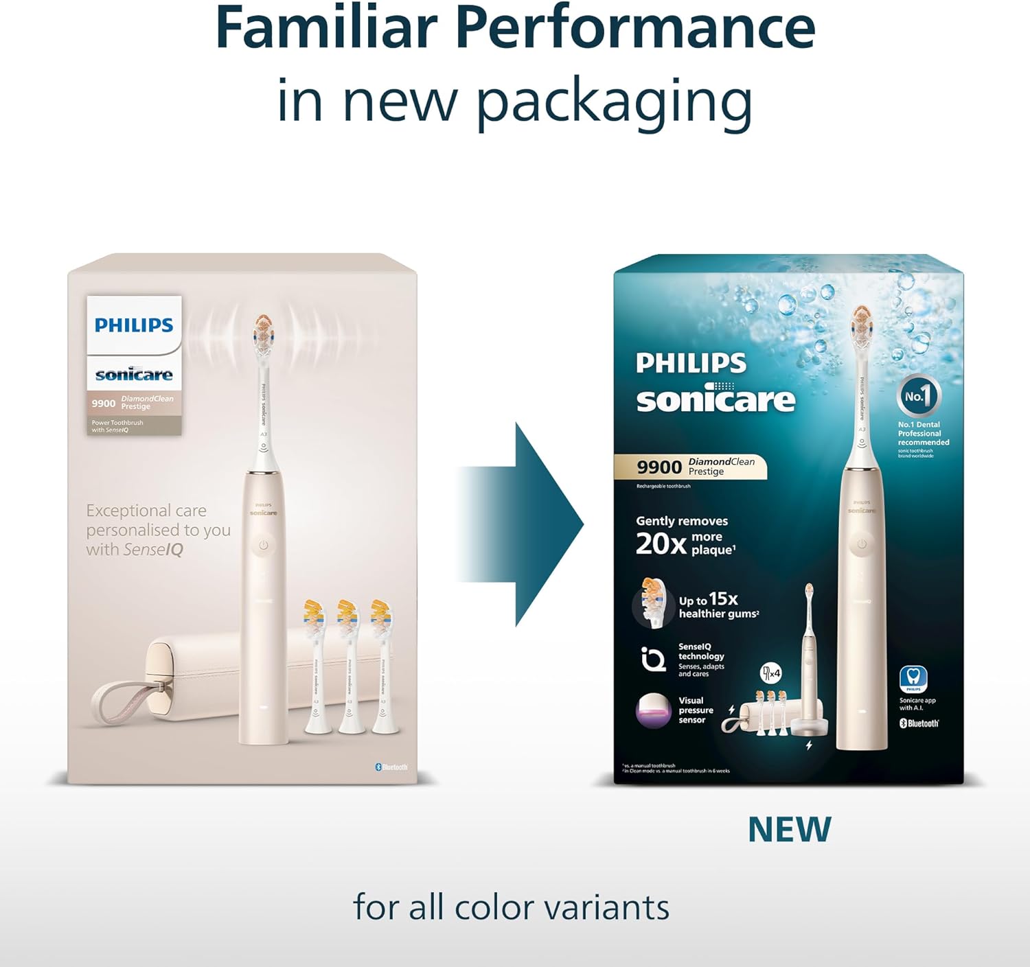 Thumbnail 5 de Philips Sonicare DiamondClean 9900 Prestige with SenseIQ – Black (HX9992/43)