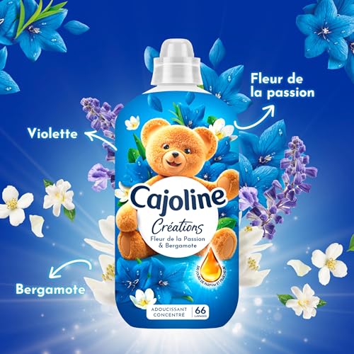 Detalle de Cajoline Adoucissant Linge Fleur de la Passion et Bergamote – 60 Lavages