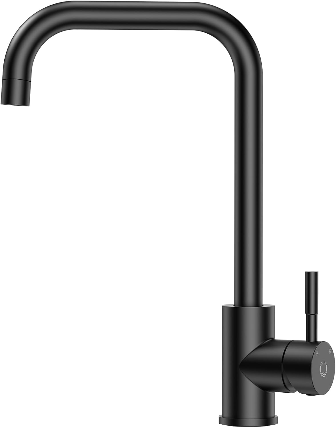Detalle de CECIPA Grifo Cocina caño alto 360° negro