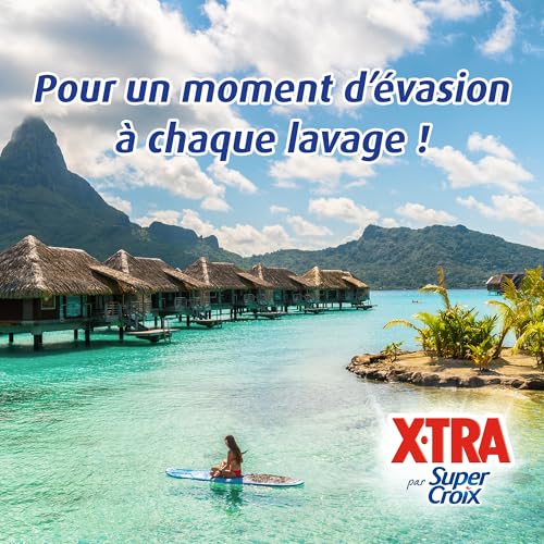 Detalle de SUPERCROIX XTRA par Super Croix – Lessive parfumée Bora Bora, 42 lavages