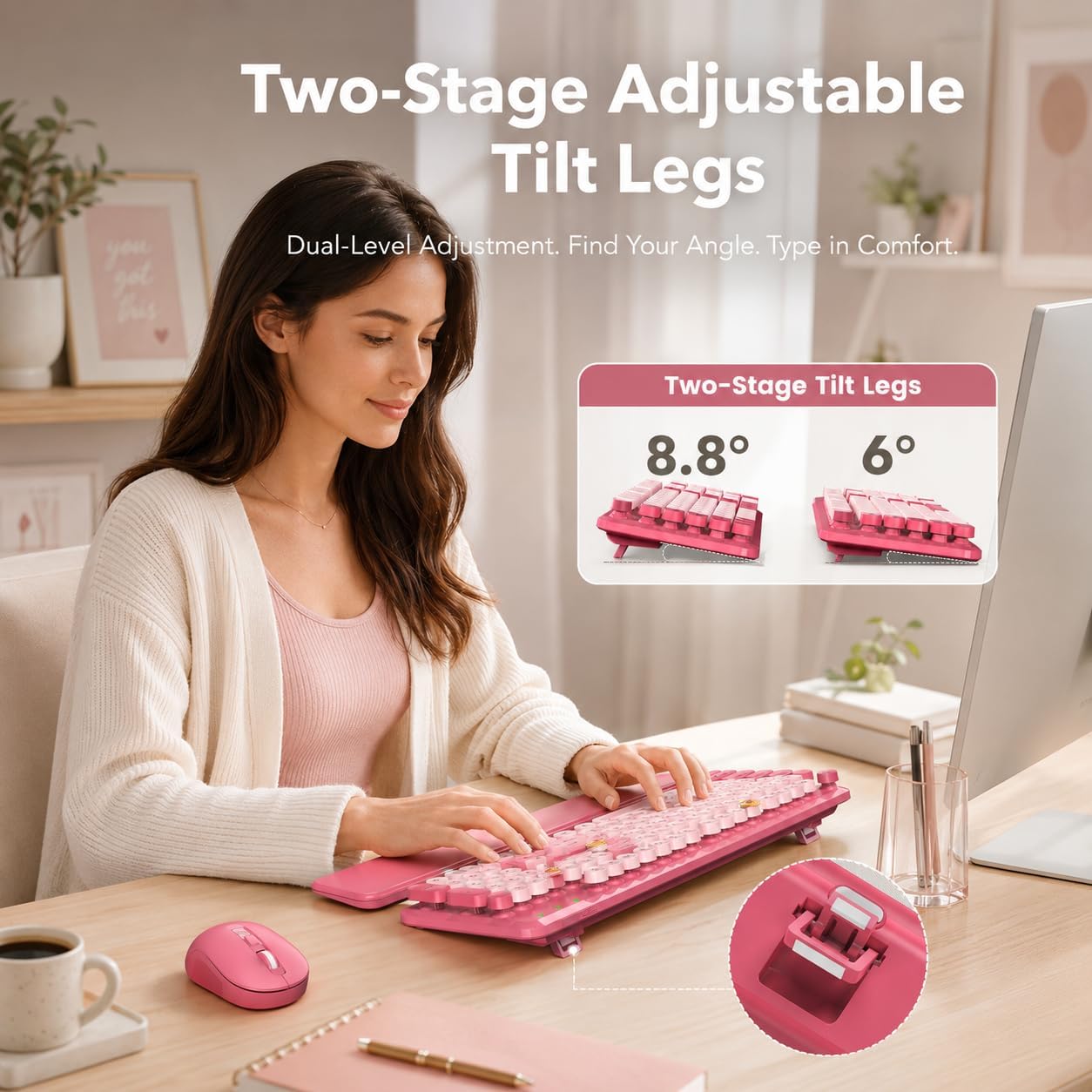 Thumbnail 3 de Wireless Keyboard and Mouse Combo 2.4GHz