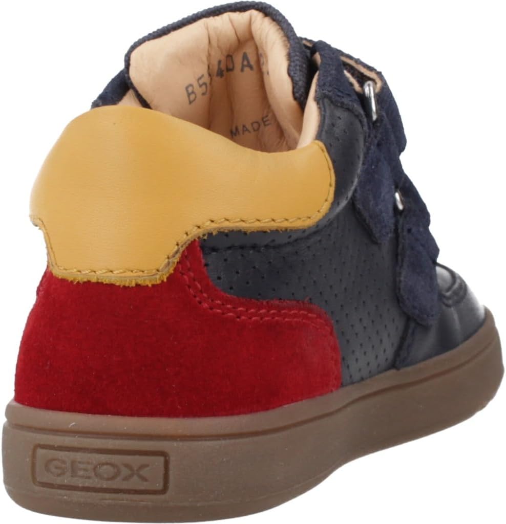 Detalle de Geox Baby Jungen B Biglia First Walker Schuh – atmungsaktiver Lauflernschuh für kleine Füße