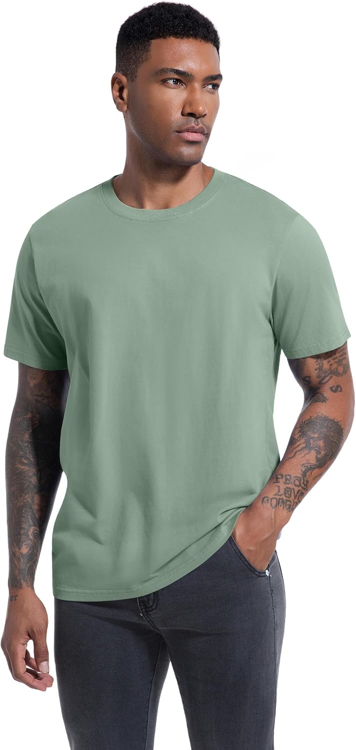 Detalle 2 de VEIISAR Herren T-Shirt 210 g/m² Baumwolle