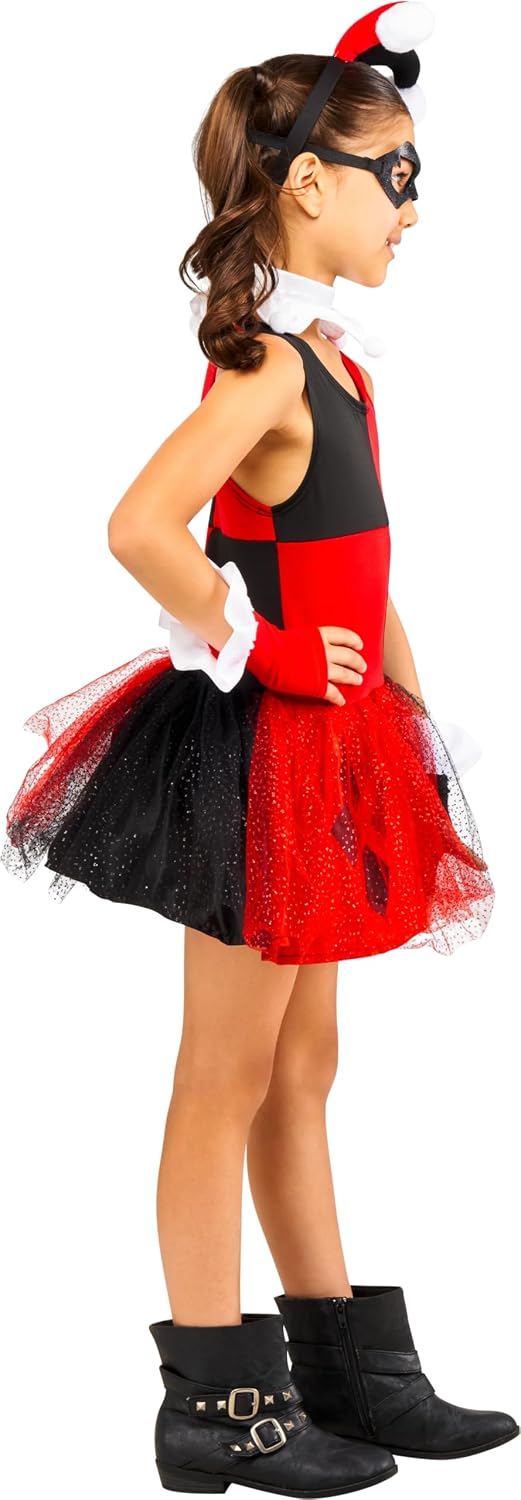 Detalle de Rubies Harley Quinn Costume for Kids, Small