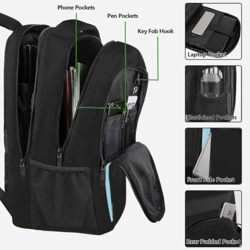 Detalle 2 de MATEIN 17.3-inch Laptop Backpack, 38L Travel Bag with Luggage Strap