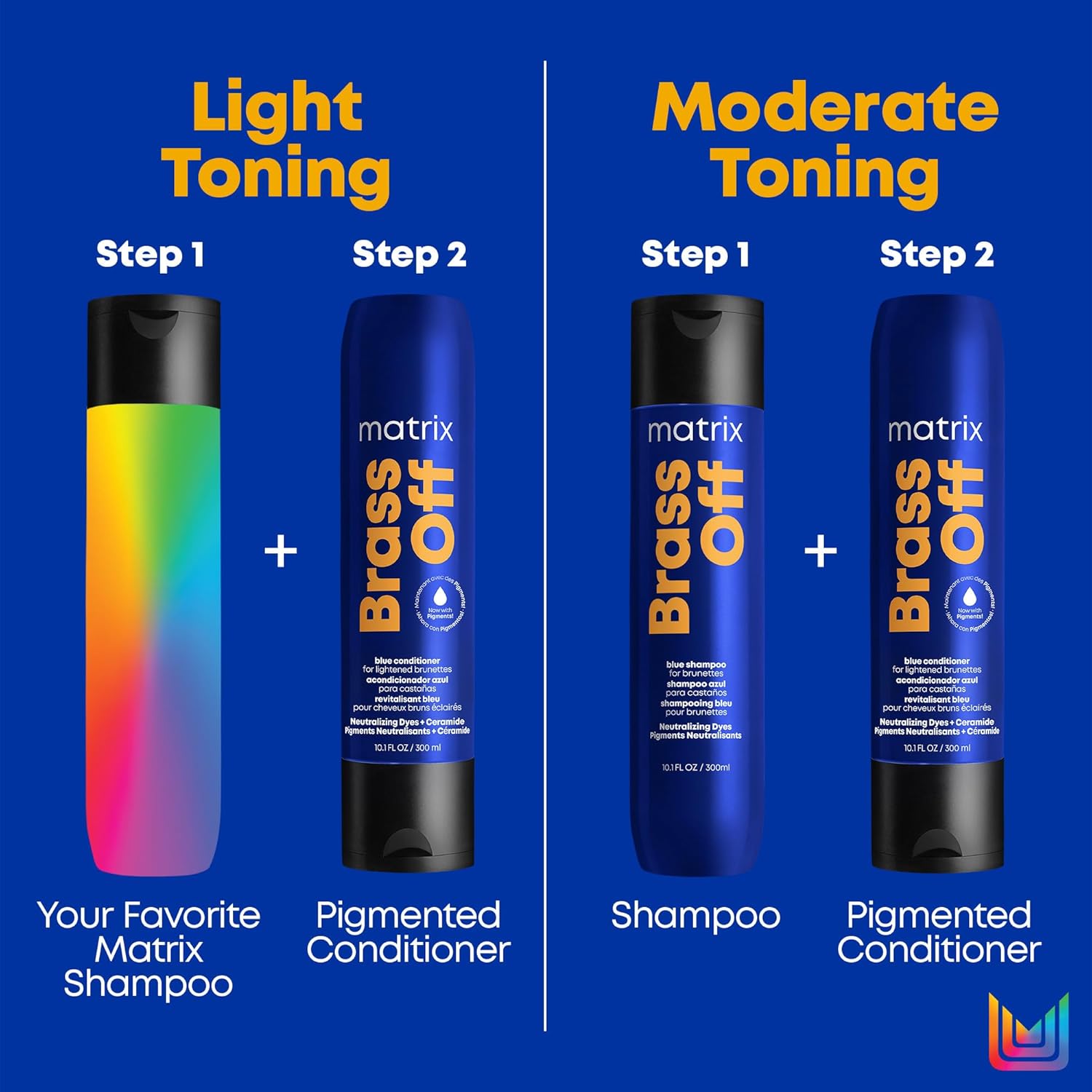 Thumbnail 5 de Matrix Brass Off Blue Toning Shampoo for Orange Undertones on Lightened Hair (Total Results)