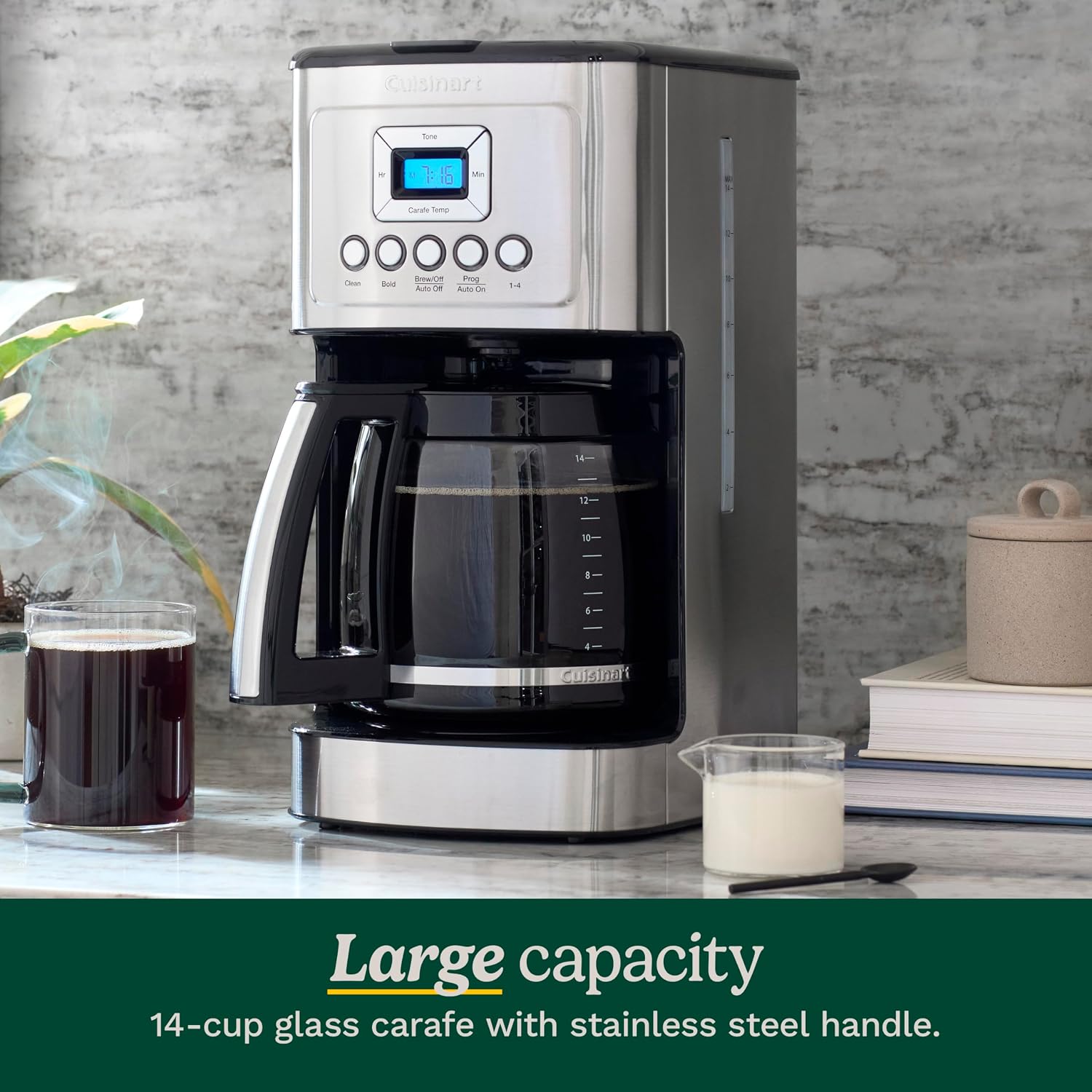 Detalle 2 de Cuisinart 14-Cup Coffee Maker DCC-3200NAS