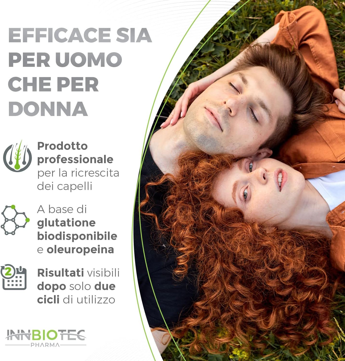 Detalle 2 de Biotrikos Siero Anticaduta Capelli e Barba – Lozione notte, fiale dosatrici, crescita e rinforzo