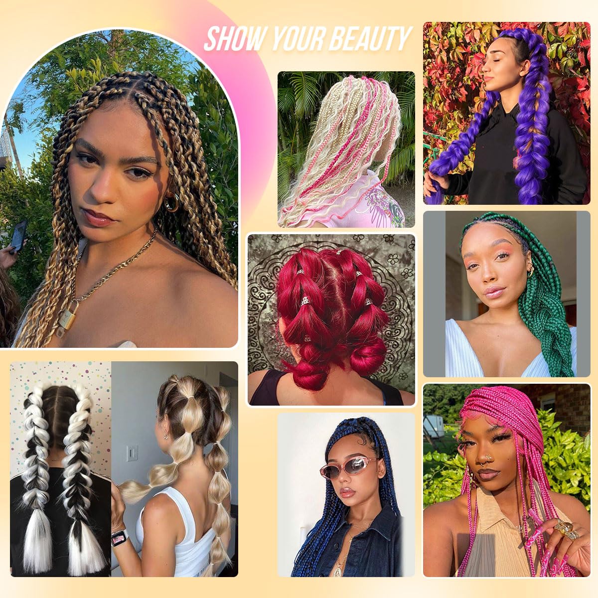 Thumbnail 6 de Braiding Hair Extensions 26-Inch