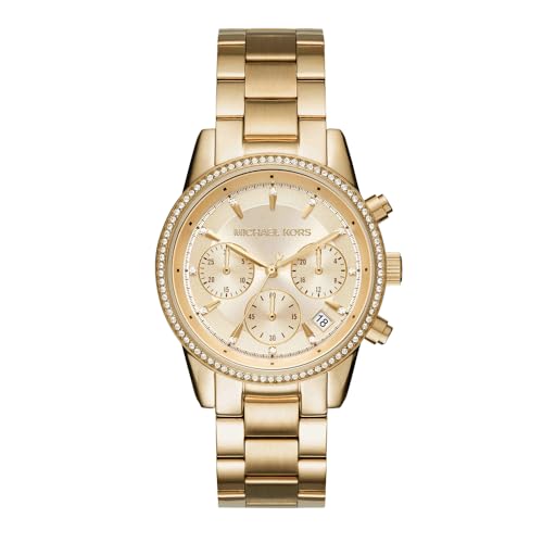 Detalle de Michael Kors MK6356 Gold Stainless Steel Women's Watch
