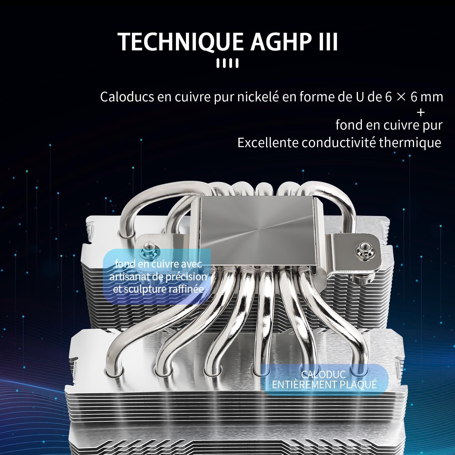 Detalle de Thermalright PA120 SE dissipatore CPU 6 tubi