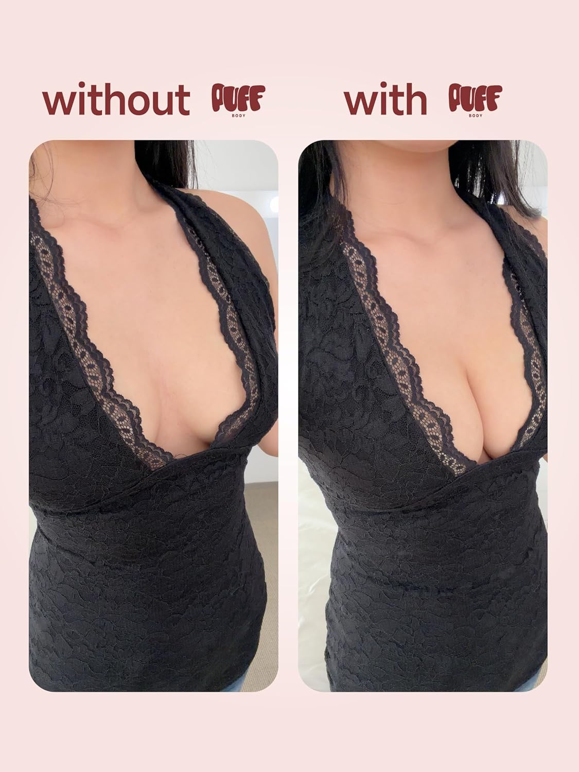 Thumbnail 1 de PUFF BODY Invisible Strapless Sticky Bra (Adhesive Strapless Push Up with Nipple Covers) for Backless Dresses