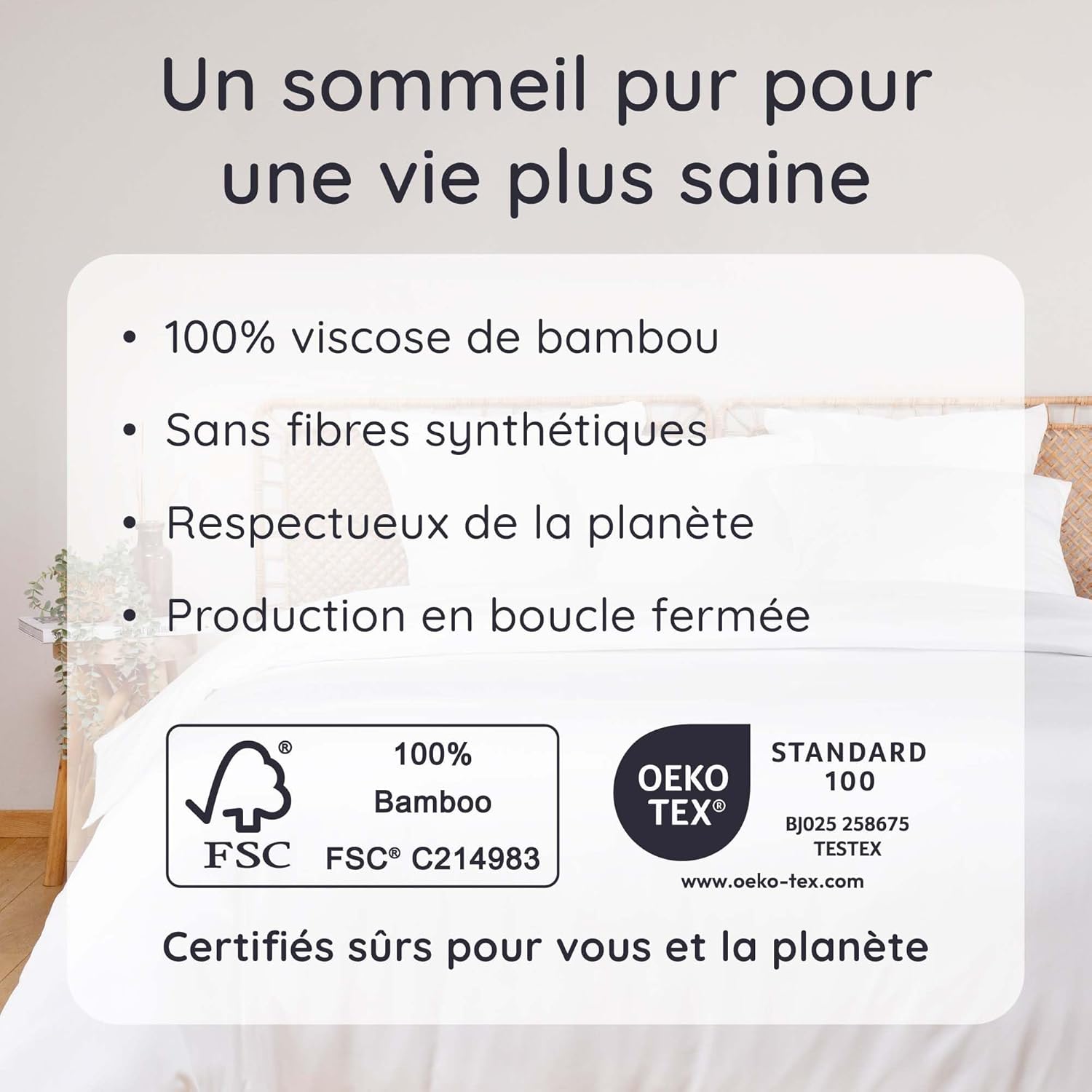Thumbnail 6 de Bambaw Taie Oreiller 50x75 Bambou – Lot de 2, drap rafraîchissant et hypoallergénique