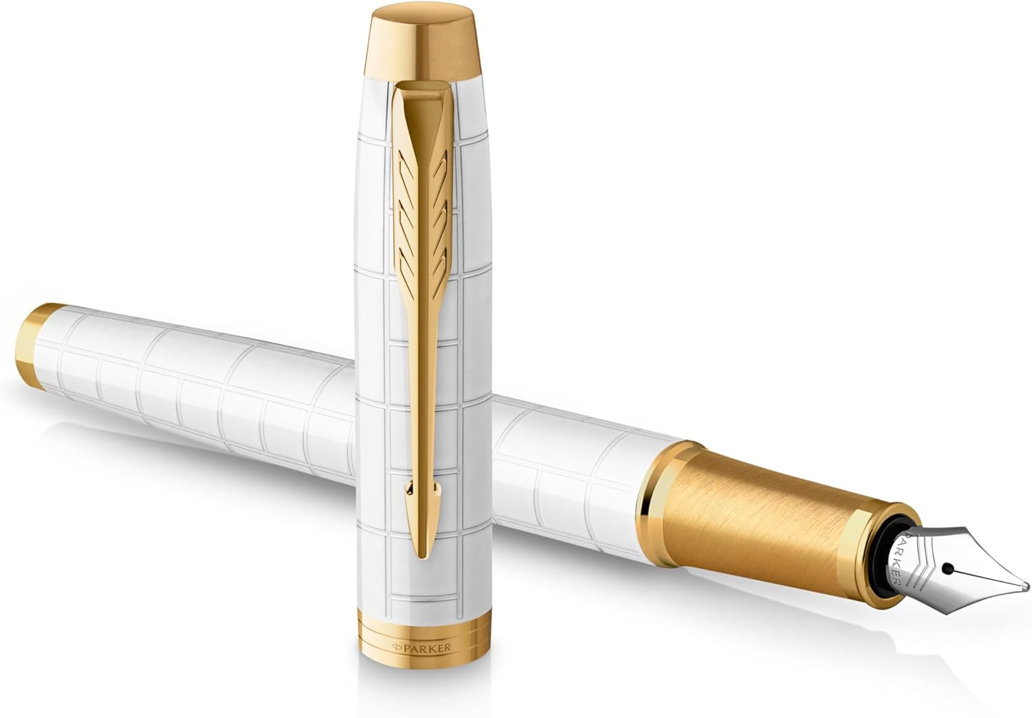 Thumbnail 6 de Parker IM Kugelschreiber – Perlfarbene Premium-Lackierung mit goldenen Zierteilen, blaue Nachfüllmine, Geschenkbox