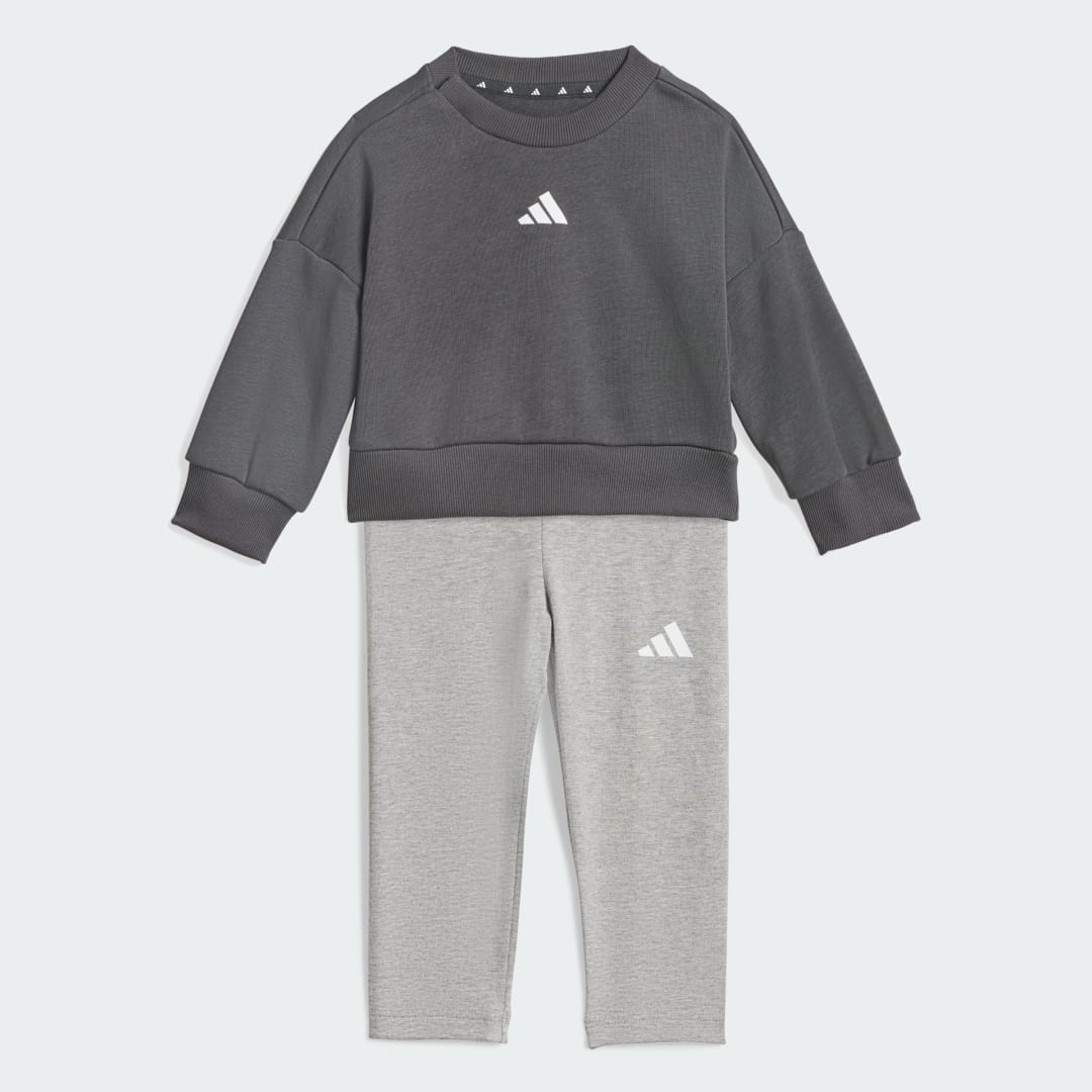 Detalle de CONJUNTO CON SUDADERA SEASONALS de Adidas – Gris