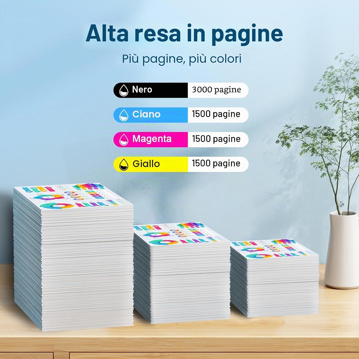 Detalle de Jagute LC422XL cartucce inkjet 5 pack