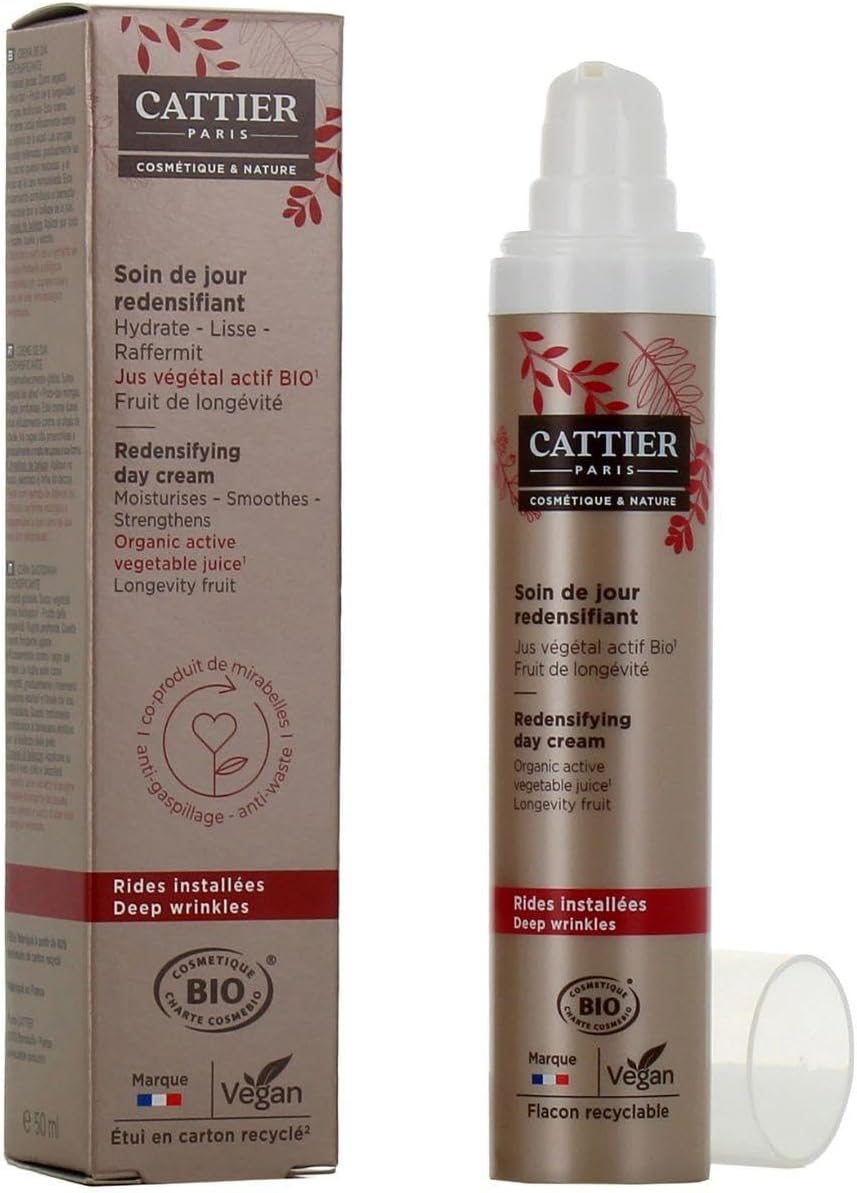 Thumbnail 1 de Cattier Soin de Jour Redensifiant Bio – 50 ml : hydratation et fermeté au naturel