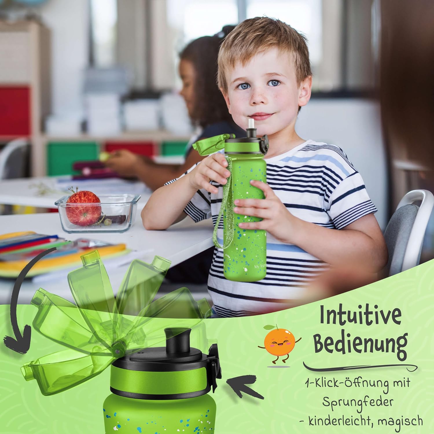 Thumbnail 4 de My Vesperbox Trinkflasche Kinder 500 ml – Auslaufsicher, kohlensäuregeeignet & BPA-frei