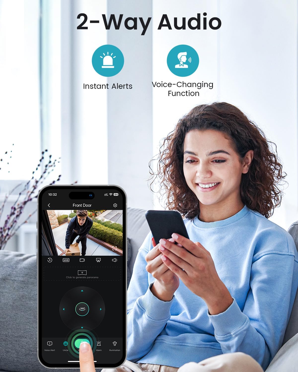 Thumbnail 5 de DEKCO 2K Outdoor Security Camera with Auto-Tracking